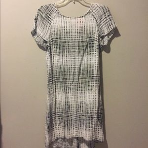 Eight Sixty Black & White Patterned Dress
